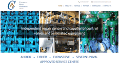 Desktop Screenshot of controlvalverepairs.co.uk